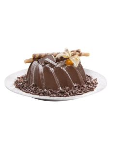 Bavarois tulband Chocolade